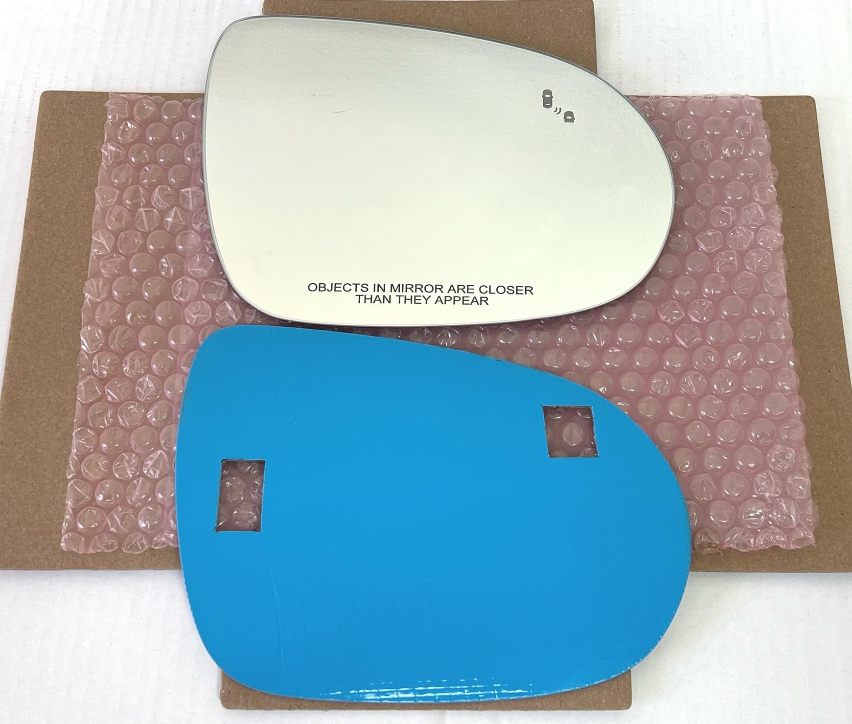 New Replacement Blind Spot Mirror Glass with Full Size Adhesive for 2016-2020 Kia Sorento Passenger Side View Right RH