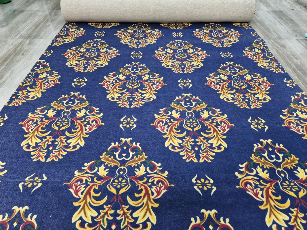 Indian Carpet and Arts Floor Carpet for Party, Hall Events Marriage Function, School Function Runner, Night Party Non Slip 5x15 Feet (B0CZS878LW) Amazon Price History, Amazon Price Tracker