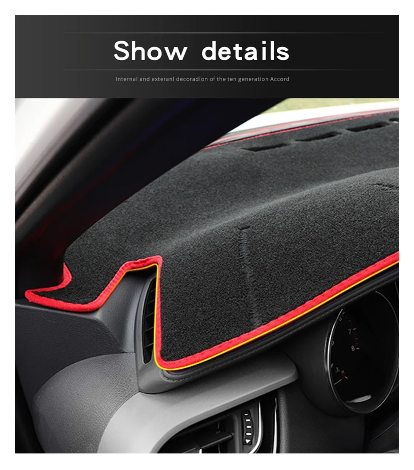 Auto Dashboard Cover Voor Toyota Voor C-HR Voor CHR Voor C HR 2016 2017 2018 2019 2020 2021 2022 2023 Dashboard Cover Vermijd Licht Pad Tapijten Matten Dashboard Hoezen(B Brown RHD