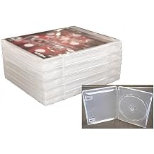 TANGDIAABBCC 5 x New Original PS3 Game Backup Case Clear Playstation OEM Sony Blu-ray DVD