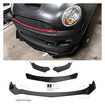 ミニクーパー フロントスポイラー　R53 ブラック MINI ミニ クーパー S R53 JCW フロント バンパー リップ