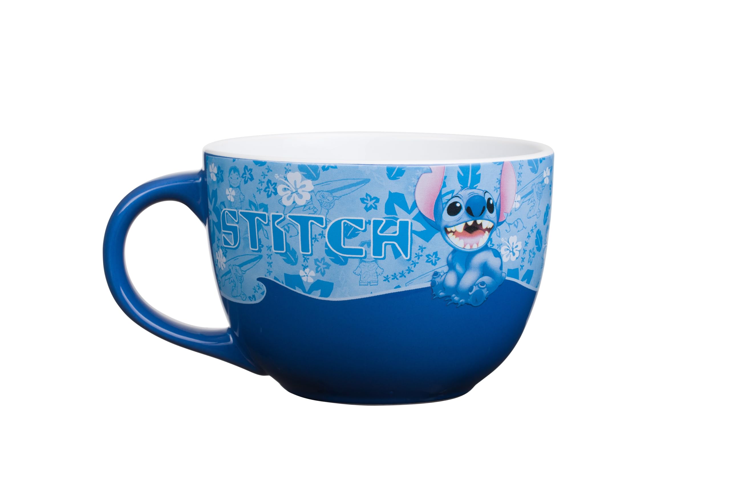 Silver Buffalo LI120233 Ceramic Mug Trinkbecher, Keramik, Stich, gewellt