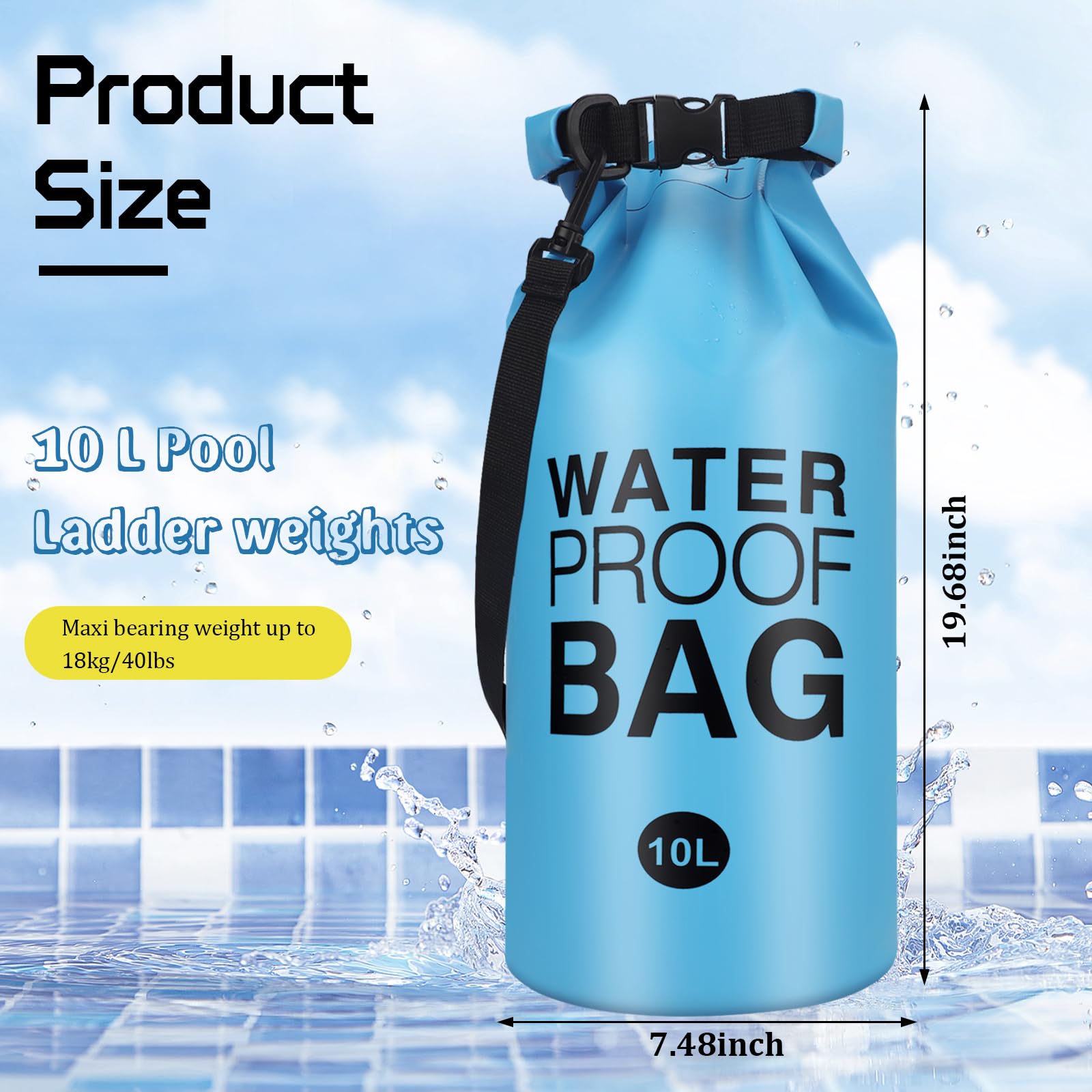 TOYANDONA De Poids Pour Piscine Robuste Lesté Pour Stabiliser