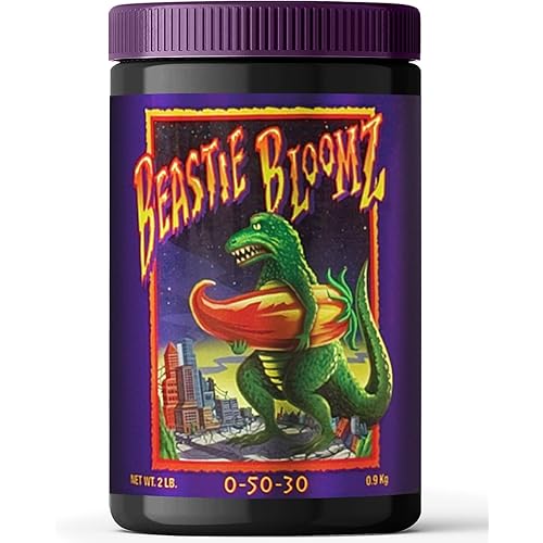Fox Farm Beastie Bloomz Soluble Fertilizer - High-Phosphorus Fertilizer for Mid to Late Flowering, pH Balanced - Supports Blossom Development, NPK 0-5-3 (2 Pound)