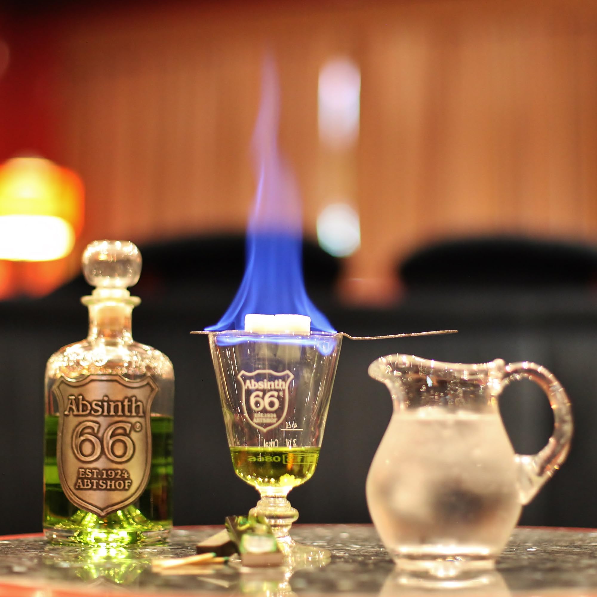 Absinth 66 | 0,5 Liter | 66% Vol. | Traditionell destilliert | Wermut & Anis | Grüne Fee | EST. 1924