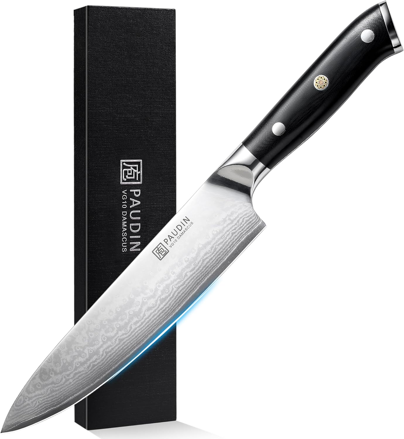 二唐刃物 SPG STRIX 切付 筋引 240mm 包丁槌目 ダマスカス 二唐刃物