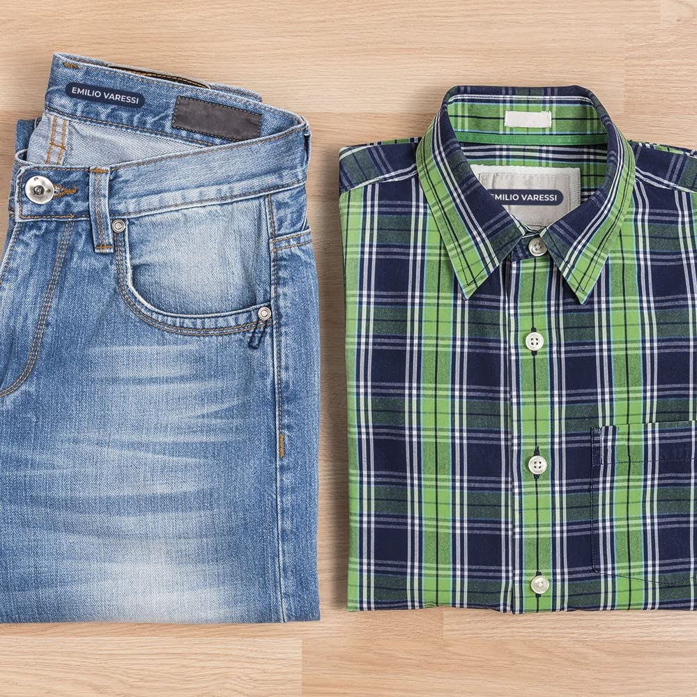 36 Etichette termo adesive per tessuti abbigliamento vestiti personalizzate con nome - Per anziani in casa di riposo RSA - Per dottori - Termoadesive applicabili con ferro da stiro. Dim. 5,6 x 1,1 cm