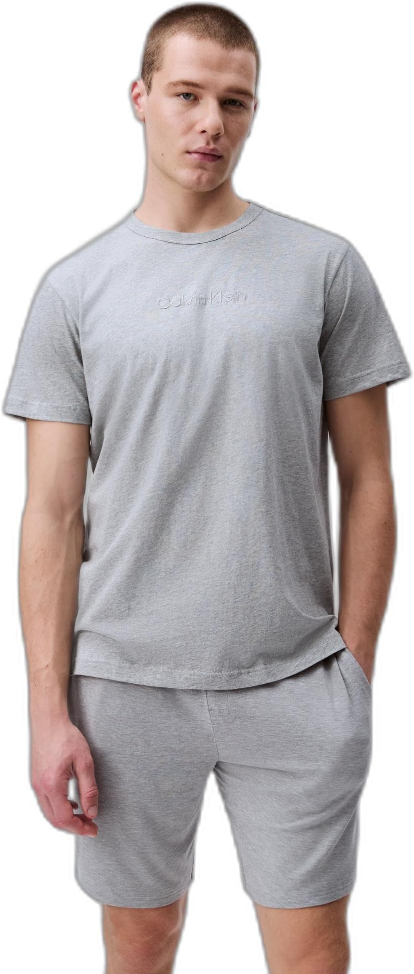Men's Logo Sleep Tee Grey Heather