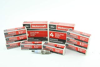 Motorcraft SP-493 AGSF32PM Platinum Spark Plugs - Genuine OEM Pack of 8 for Ford Engines