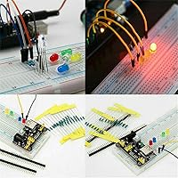 Vista 5 de Surtido de kit de componentes electrónicos DIY, resistencias 1818PCS, LED, triodo, condensadores, diodos, PCB, potenciómetro, resistencia variable