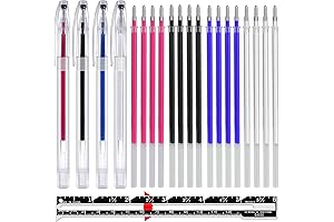 4 Colors Heat Erasable Pens for Fabric with 20 Refills