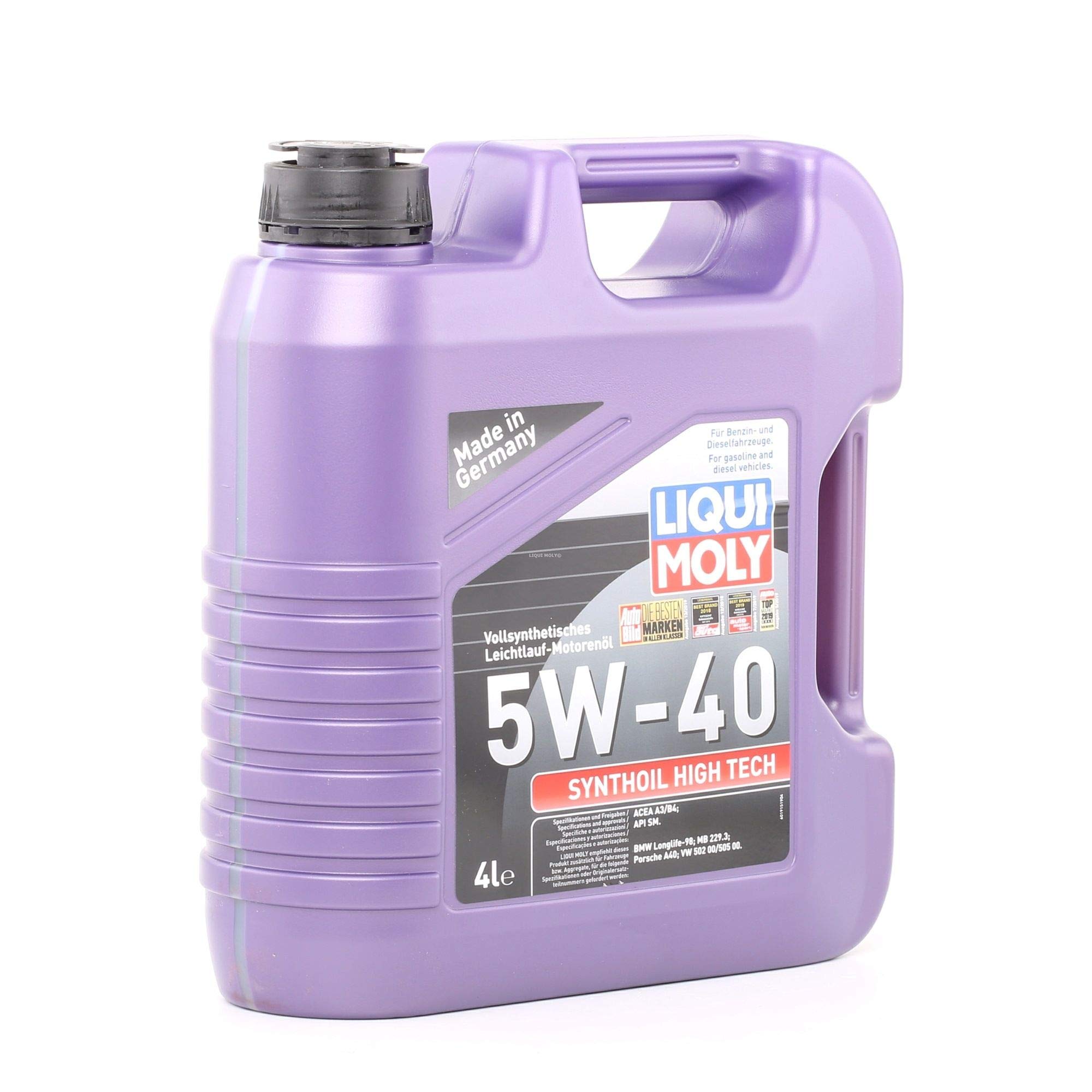 Liqui Moly Synthoil High Tech 5W-40 4 l Otomotiv Bakım Ürünü