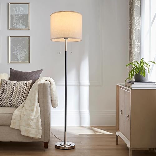 Miniatura 5 de Juego de 2 pantallas de lámpara, pantalla de tambor para lámparas de mesa, lámpara de pie, 13 pulgadas superior x 13 pulgadas inferior x 10 pulgadas