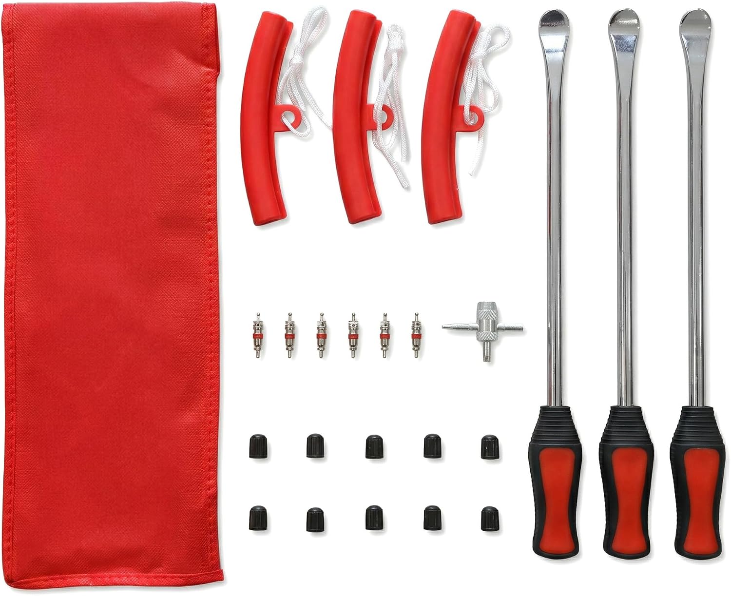 11.5" Tire Spoon Kit, 24pcs Tire Changing Tool for Motorcycle Dirt Bike Lawn Tractor Bicycle, Motorcycle
