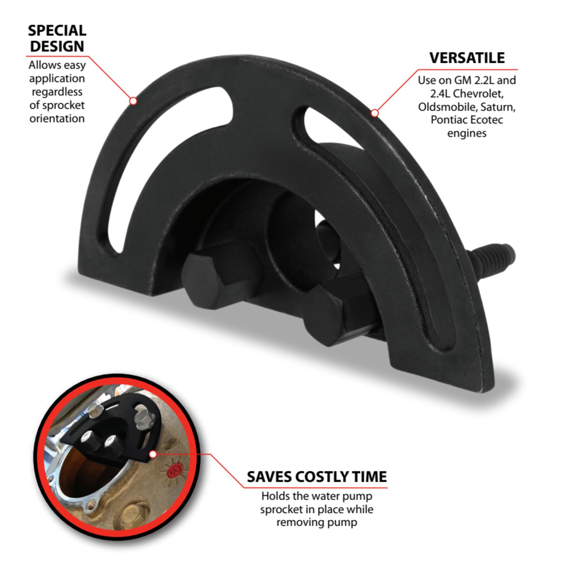 Amazon.com: Performance Tool W89210 Water Pump Sprocket Holder For
