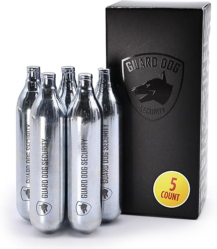 Guard Dog Security Cartuchos de CO2 de 8 g  12 g, sin rosca, cartuchos de CO2 para pistola BB, pistola BB de CO2, pistola de aire comprimido CO2, y