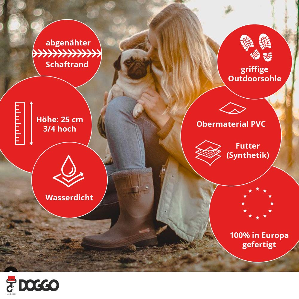DOGGO Unisex Lotte WinterGummistiefel