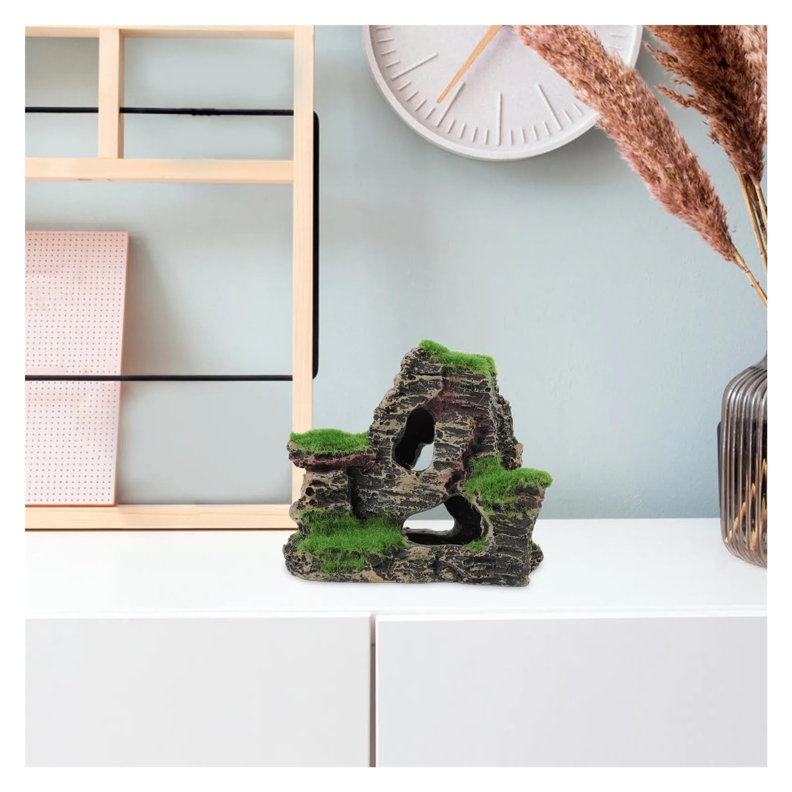 Decoración de pecera resina colina Artificial, 10 Uds Para Decoraciones | Adorno de paisaje de rocalla de montaña for acuario, decoración Natural de colina for pecera