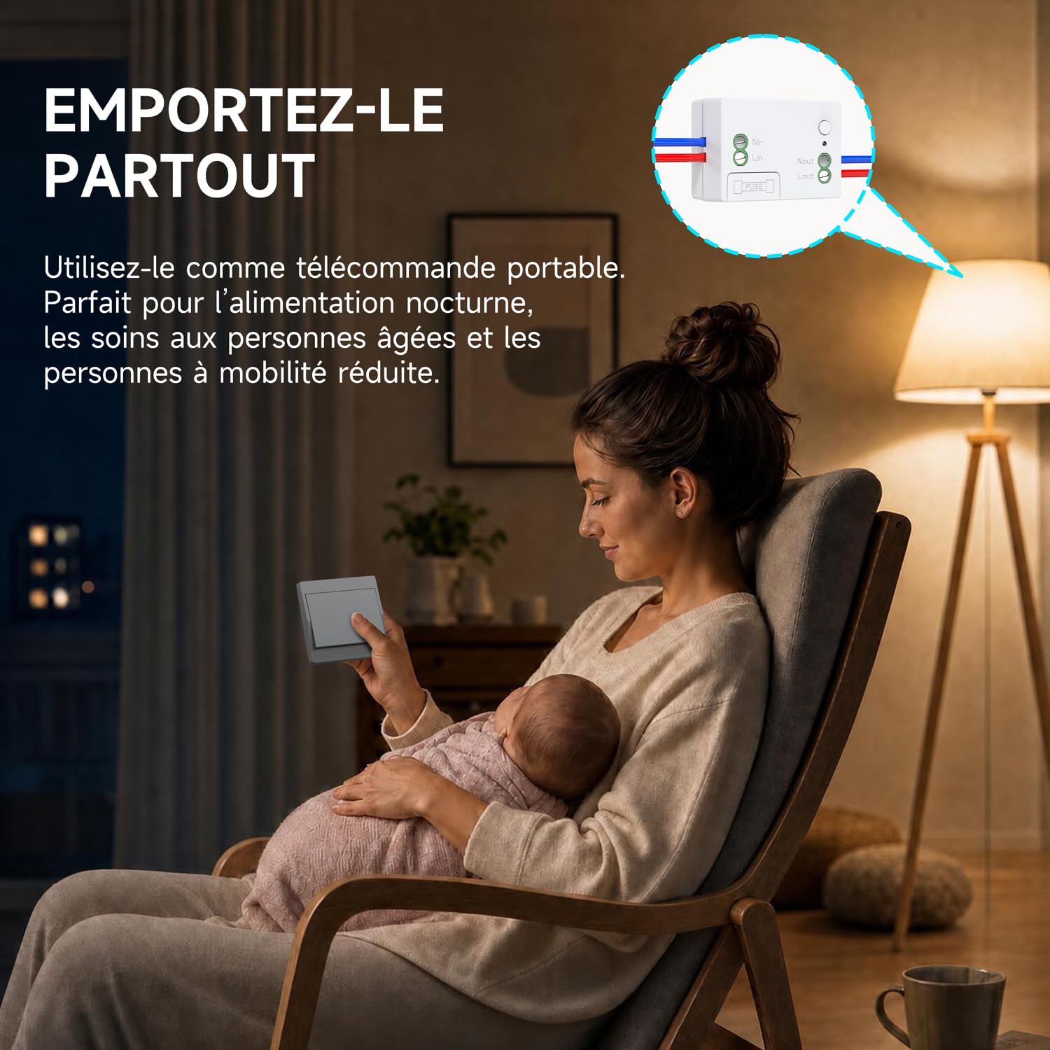 Gris interrupteur sans fil sans pile kit interupteur sans fil autoalimente RF433 va et vient sans fil sans pile radio interrupteur a bouton telecommande (Gray 1Gang 3V1) | gris wireless switches interrupteur eclairage sans fil sans piles interrupteur à di
