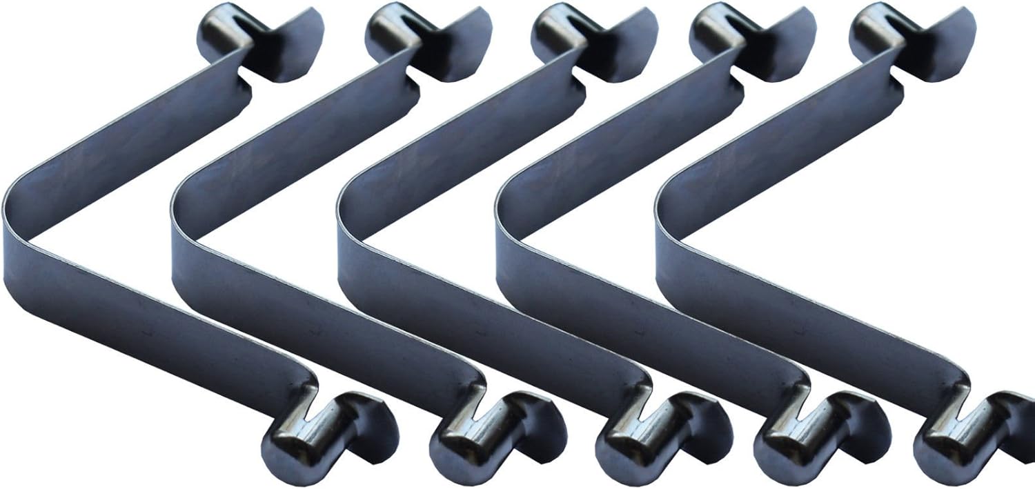 5 × Kayak Paddle Tent Pole Push Button Spring Snap Clip