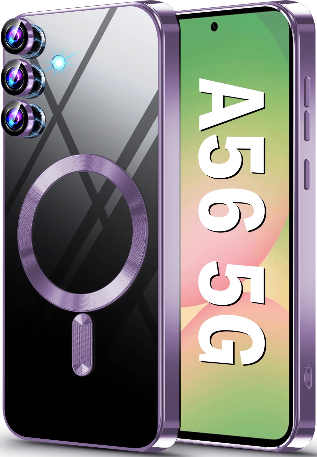 Coque Samsung A56 MagSafe transparente – Protection silicone Galaxy A56 5G - 8