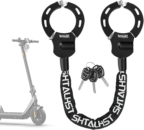 Miniatura 8 de Cerradura de scooter, bolsa universal para scooter, accesorios para scooter eléctrico, cerraduras de scooter eléctrico antirrobo, cerraduras de