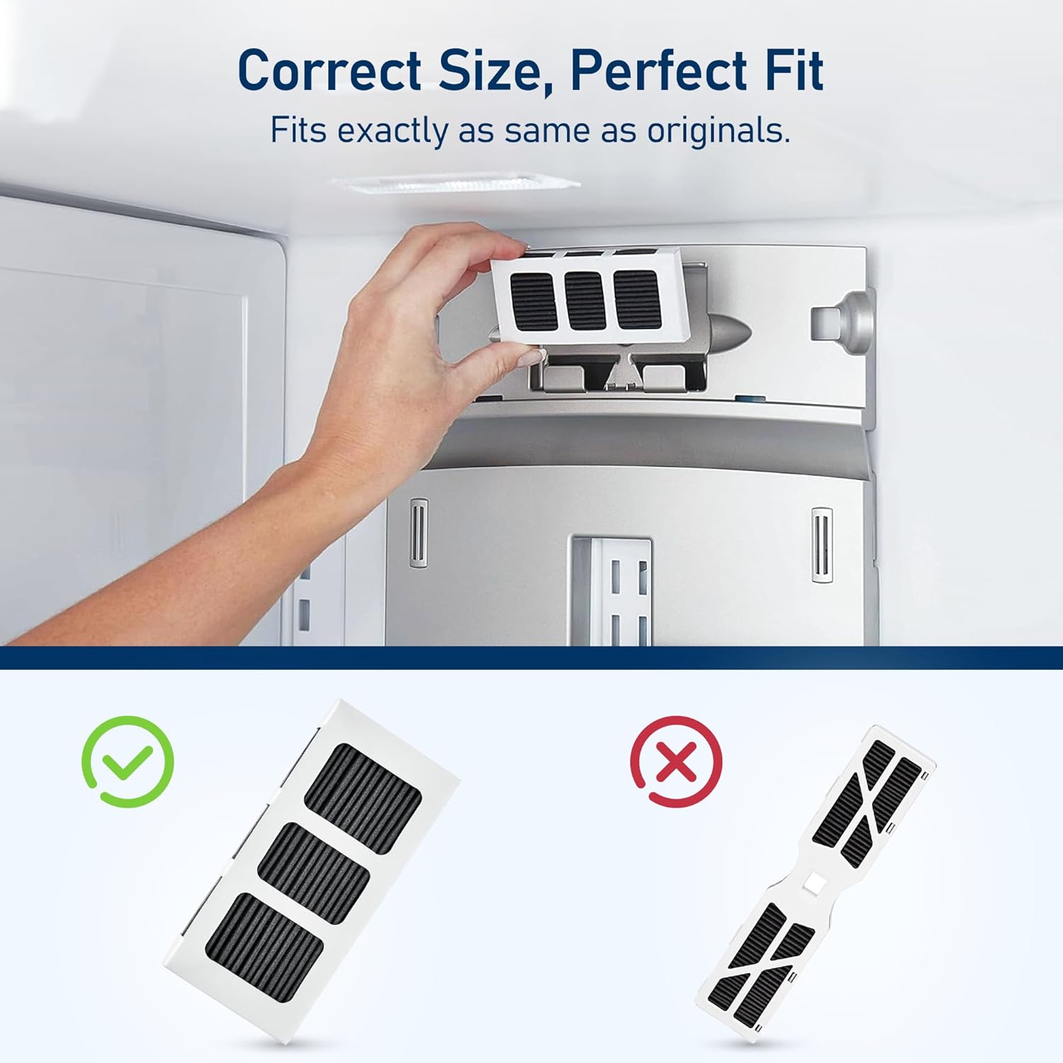 PWF-1 FPPWFU01 Water Filter & PureAir Ultra II PAULTRA2 Air Filter Combo, Compatible with Frigidaire FRIGCOMBO13, FRSS2323AD, FRSS2323AS, FRSS2323AW, FRSS2623AB, 2 Combo