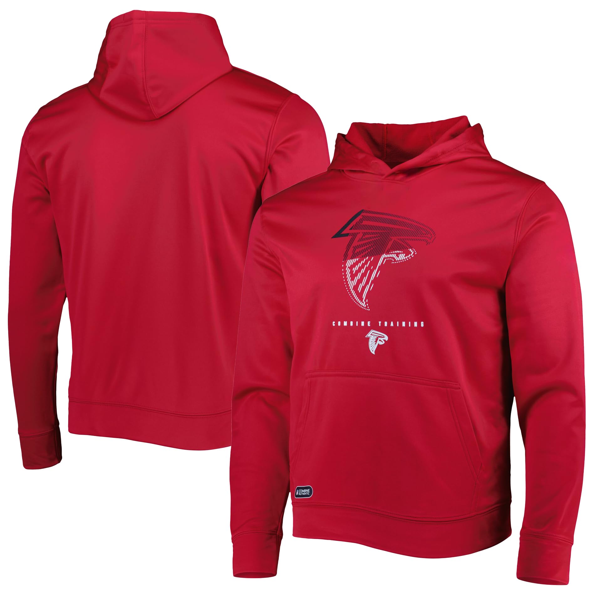 NFL Officially Licensed Kids Youth 8-20 Faded Primary Logo Watson Team Color Performance Pullover Hoodie