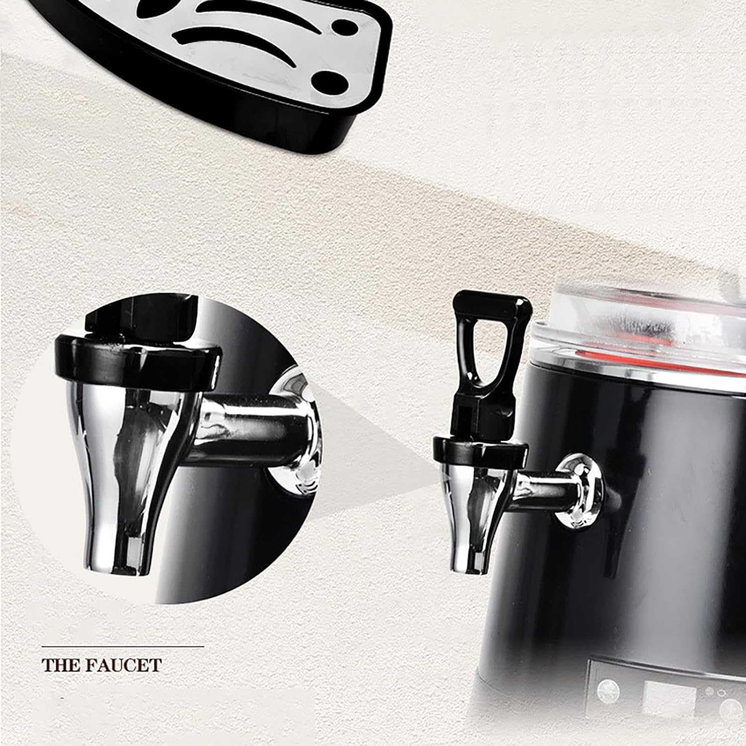 Commercial Hot Chocolate Maker, Electric Machine Hot Chocolate Dispenser Warmer, for Heating Chocolate Coffee Milk Tea Juice Tea,HMelting Chocolate in Hotel Restaurant