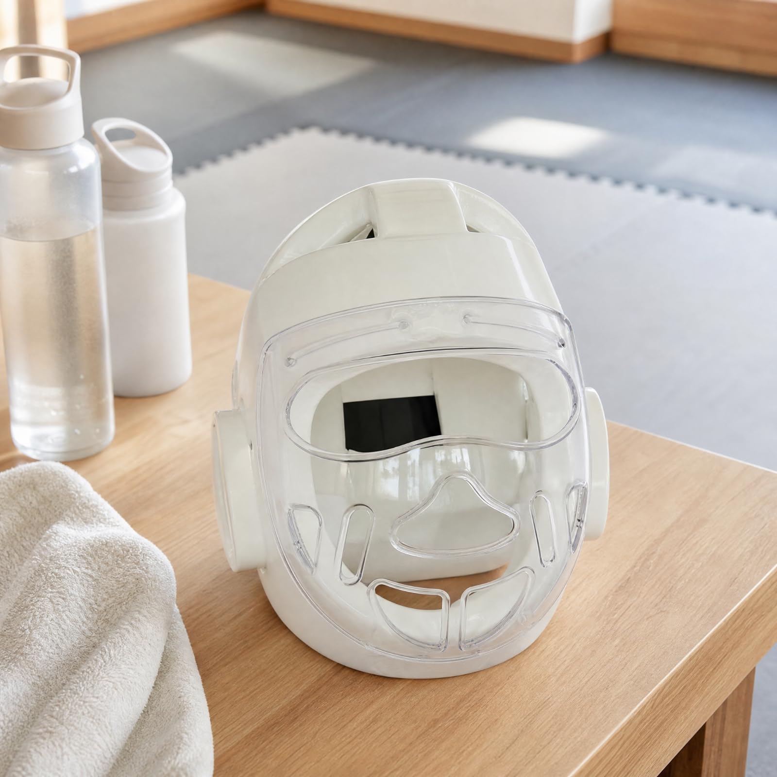 LOVIVER Casco con Cierre Ligero | Resisn, Casco con Máscara Facial, Profesional, M