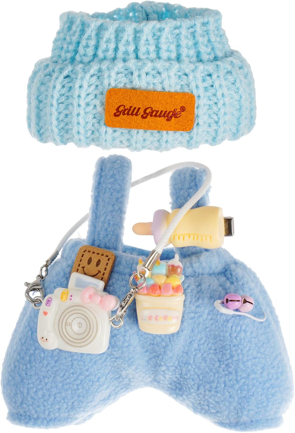 17cm/6.7inch Doll Clothes, Clothes Set for 17cm/6.7inch Dolls, Cute Fashionable Hat Pants for Dolls Accessories (NO Doll) (Blue) - Amazon product rated Grade B