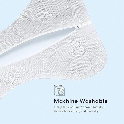 Miniatura 6 de Luna CoolLuxe - Almohada de espuma viscoelástica para el dolor de cadera y alivio del dolor de espalda baja, almohada ortopédica, regalos de cirugía