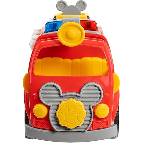 Disney’s Mickey Mouse Mickey’s Fire Engine, Figure and Vehicle Playset, Lights and Sounds