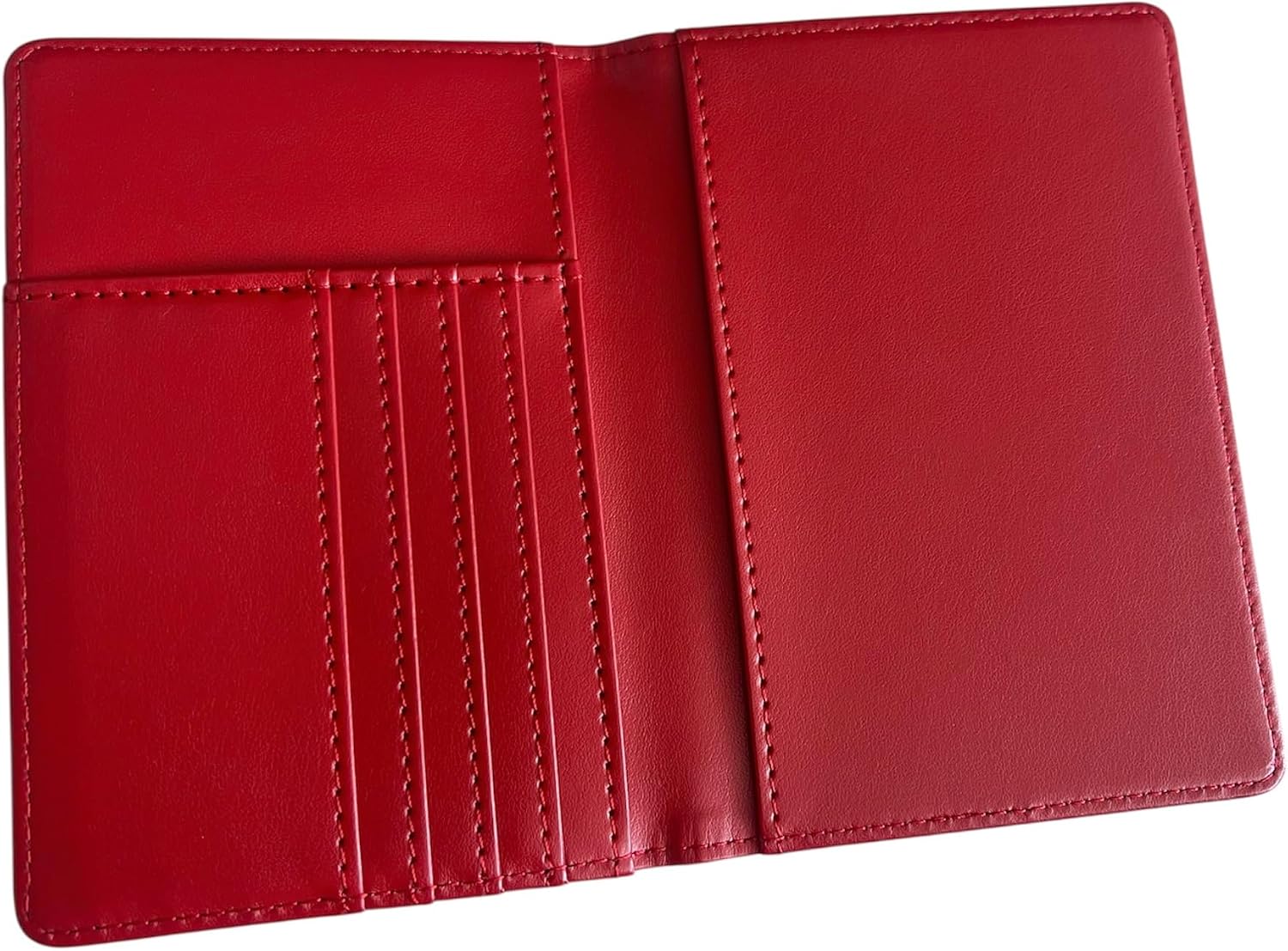 Delta 1913 Sigma Theta Red Passport Cover Holder Vegan Leather