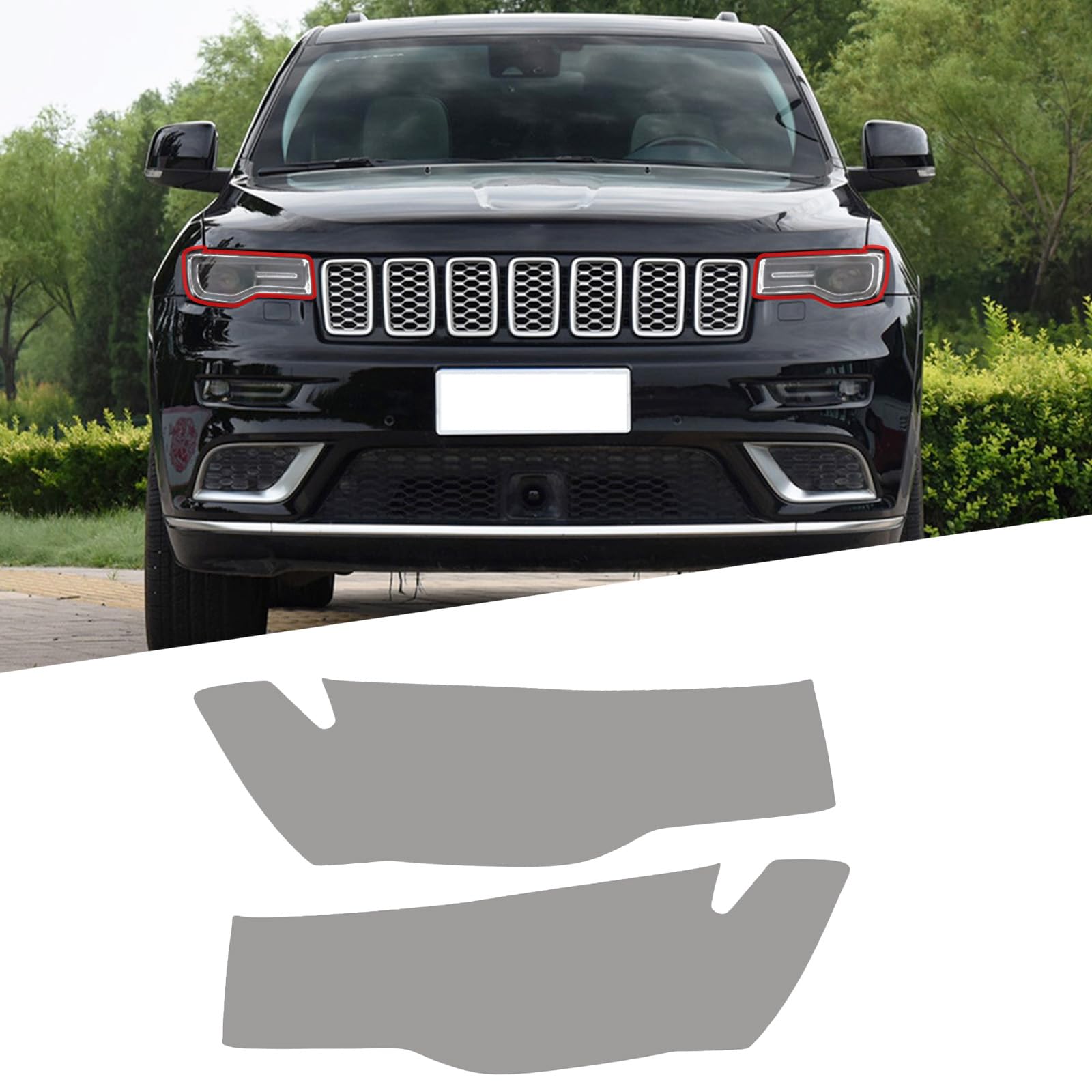 Amazon.co.jp: Agulier Grand Cherokee 2014-2020、45%ライトスモーク