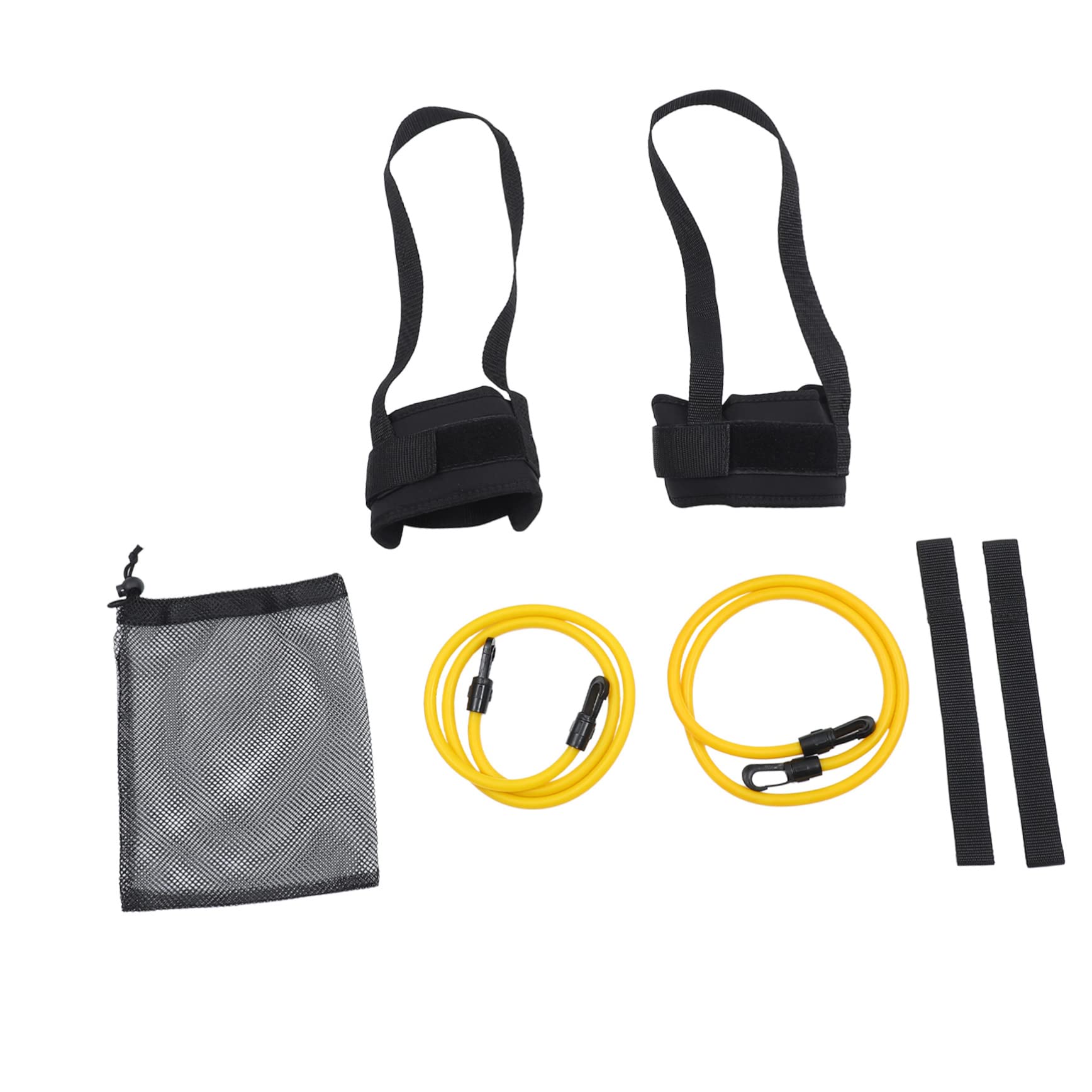 Parliky Swim Resistance Bands Ankle Buckle Adjustable Swimming Strength Training Belt Storage Bag for Adults Pool Swim Training Leash