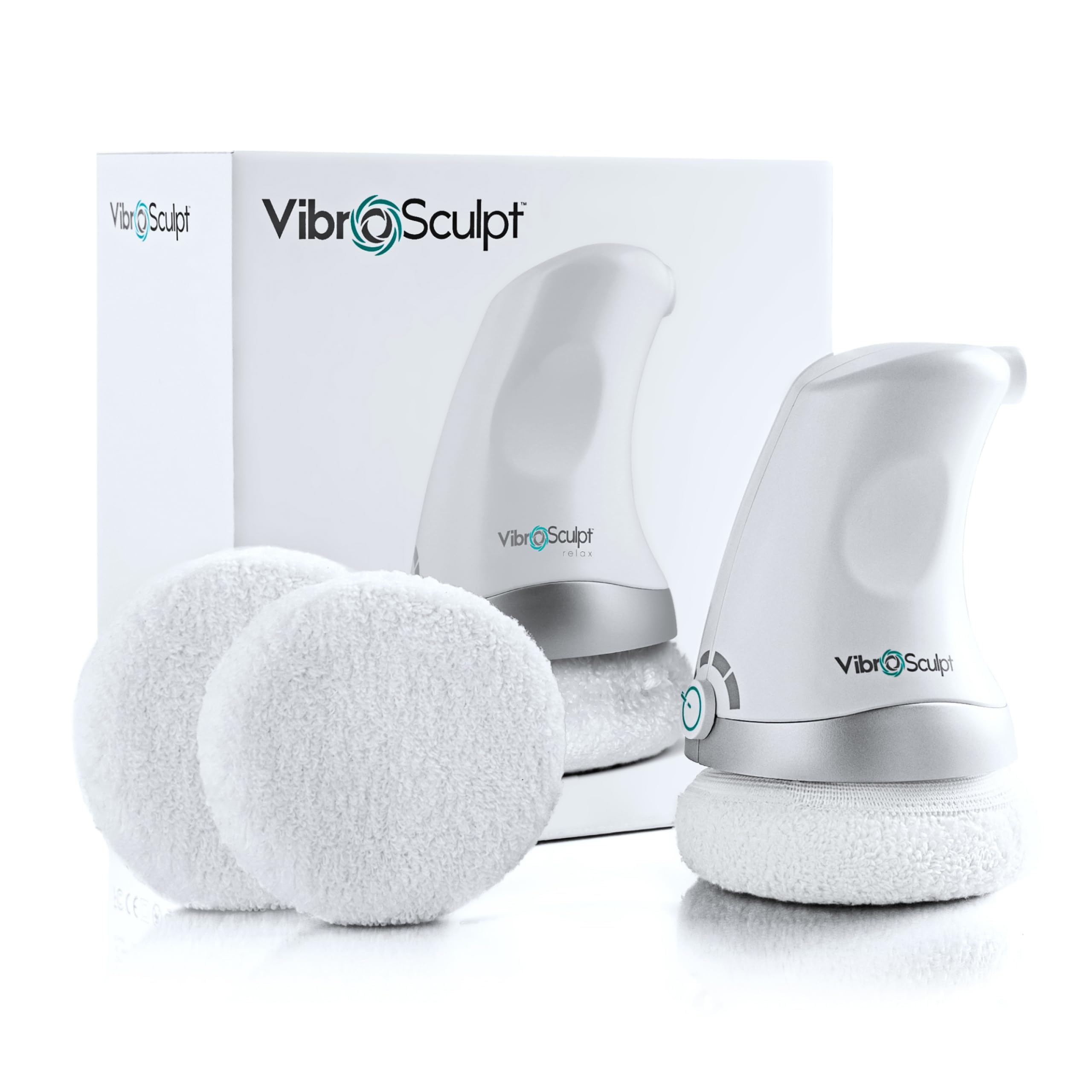 Vibro Sculpt 1.0 Body Sculpting Machine – Electric Body Toning & Cellulite Massager for Skin Firming, Lymphatic Drainage & Body Contouring – Interchangeable Pads – 5–10 Minutes Easy Use