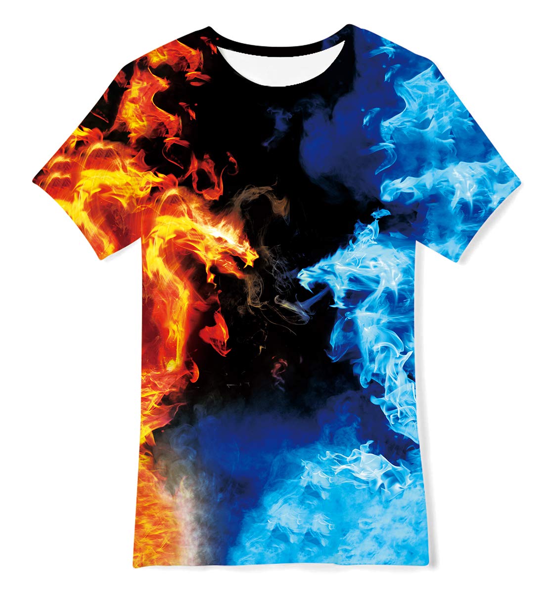 TUONROAD Jungen Mädchen T-Shirt 3D Sommer Casual Kurzarm Kinder T Shirts