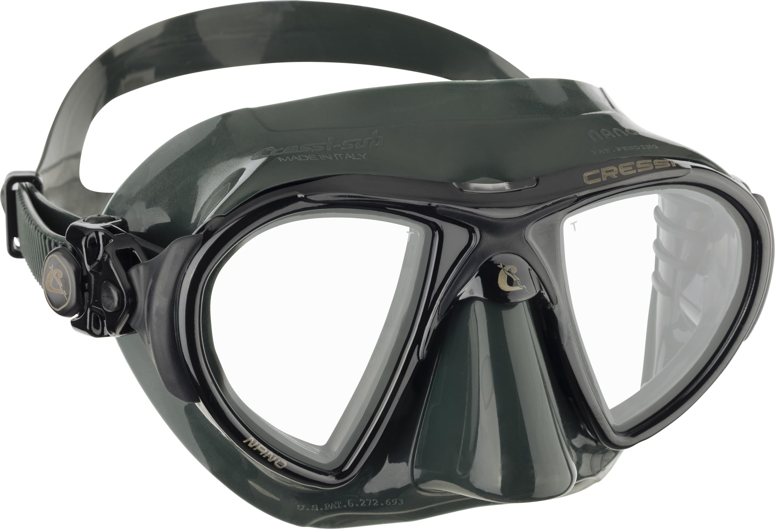 Cressi Nano Mask SIL Green/​FRAMEGREEN