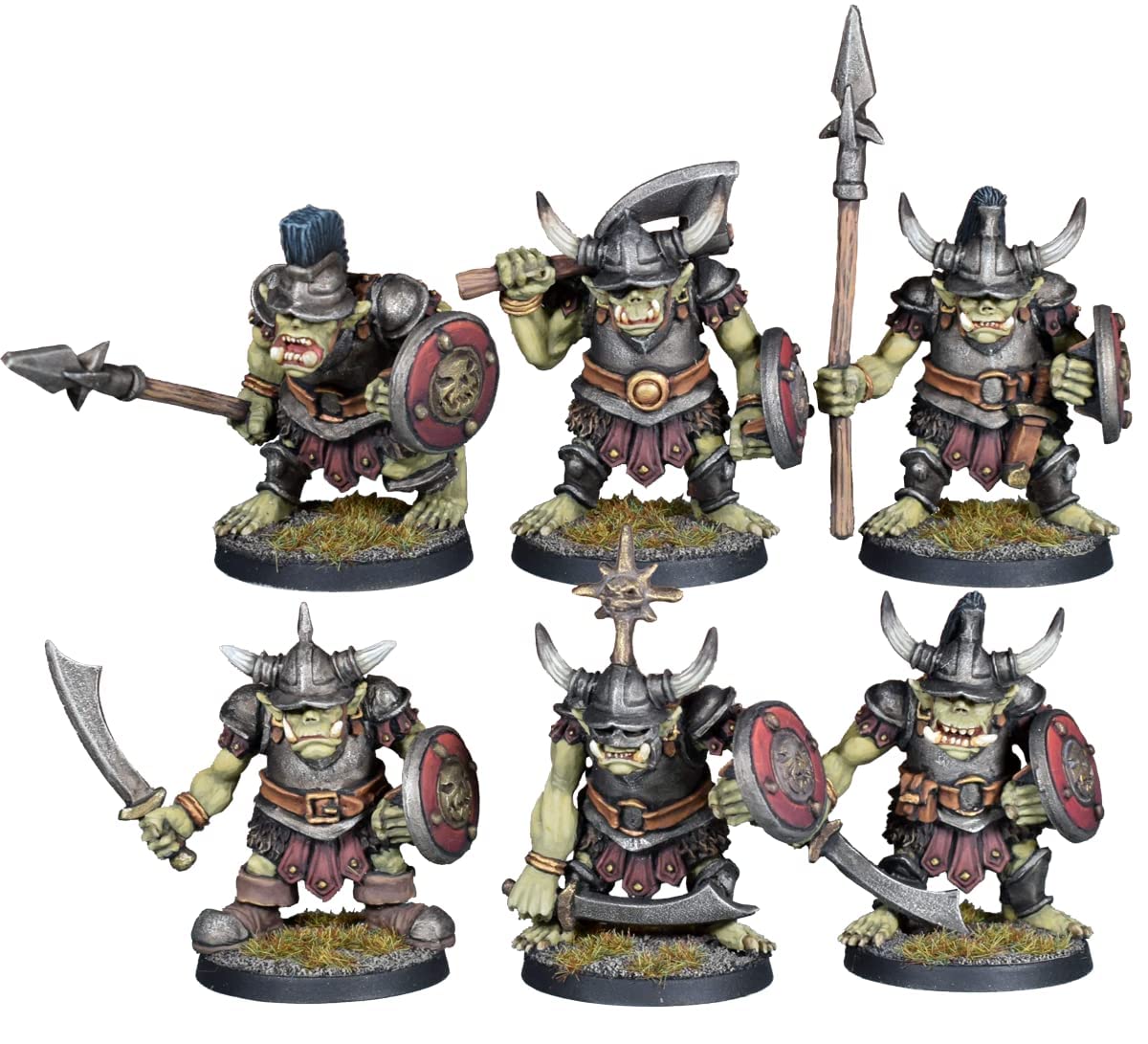 Grinning Gargoyle – Green Skin 28mm Metal Tabletop Fantasy RPG Unpainted Miniature – Dungeons and Dragons Pathfinder Figures – Amazing Detail - Dungeon Monster Minis – Orcs and Goblins (Orc)