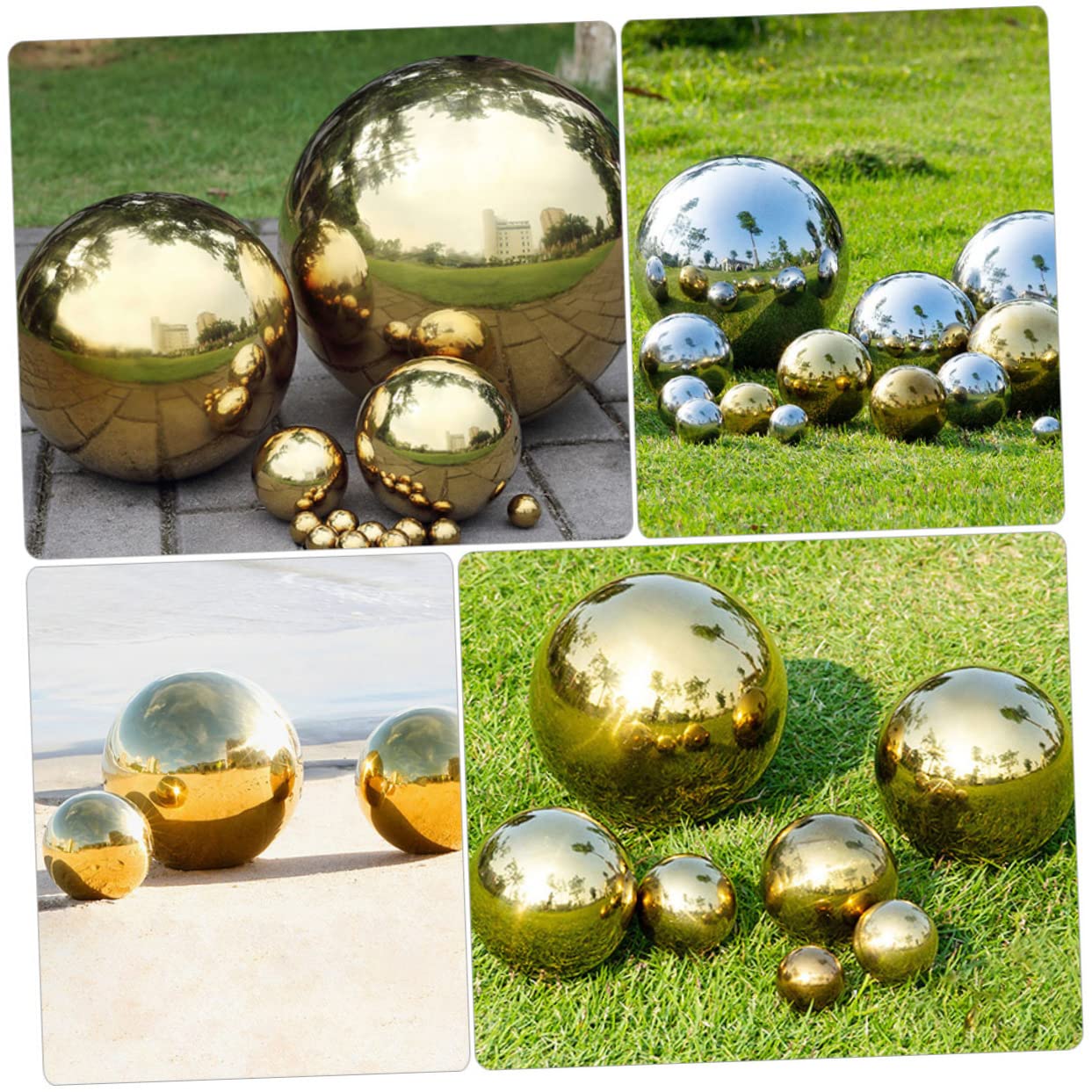 Toddmomy Edelstahl Gartenkugel 150 Mm – Spiegelpolierte Hohlkugel, Reflektierende Dekokugel Für Garten, Teich, Balkon & Party – Nahtlos, Rostfrei