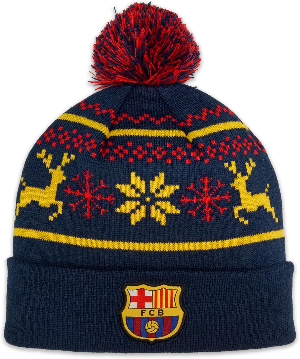 Icon Sports Officially Licensed FC Barcelona Beanie - Unisex Adult