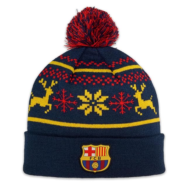 Icon Sports Officially Licensed FC Barcelona Beanie - Unisex Adult