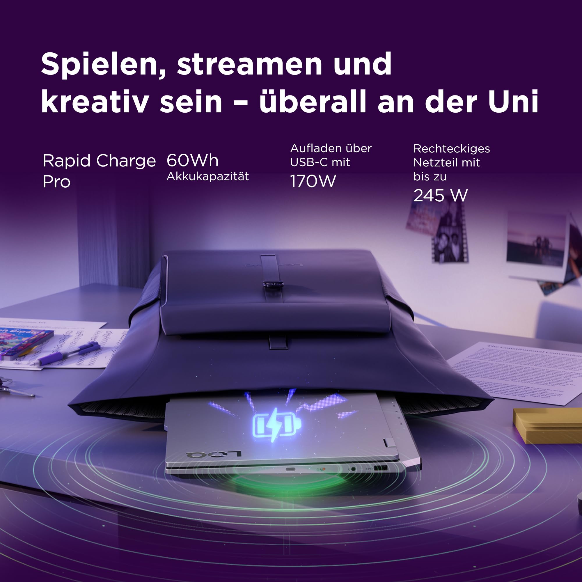Lenovo LOQ Gaming AI Laptop | 15.6" Full HD 144Hz | NVIDIA GeForce RTX 5060 8GB | AMD Ryzen 7 250 | 16GB RAM | 1TB SSD | Win11 | QWERTZ | Weiss-Beleuchtete Tastatur | Grau | 3 Monate Game Pass