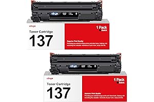 Canon MF227DW Toner: 2PK Remanufactured 137 Toner Cartridge for Canon 137 Black Toner