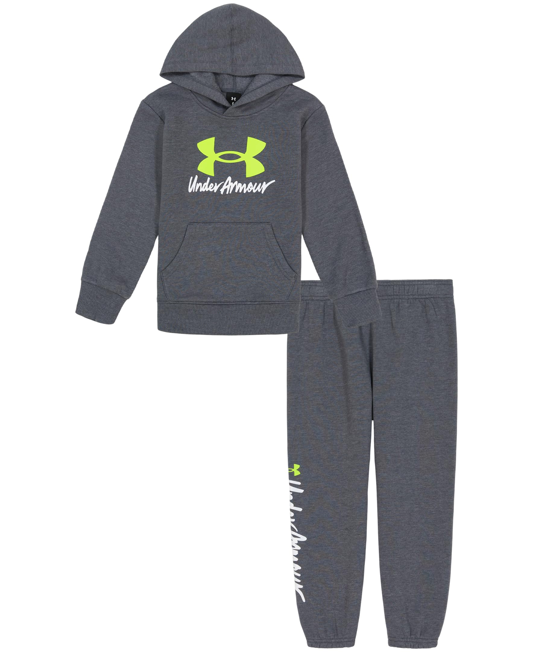 Under Armour Boys' 2-Piece Pullover Hoodie Sweatshirt and Fleece Pants Set