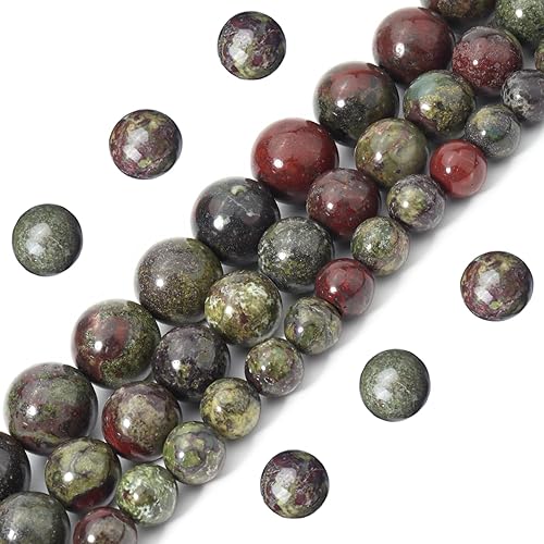 Miniatura 117 de 60 cuentas de piedras preciosas naturales de lapislázuli de 0.236 pulgadas (0.236 in) con cristal curativo energético, cuentas redondas sueltas