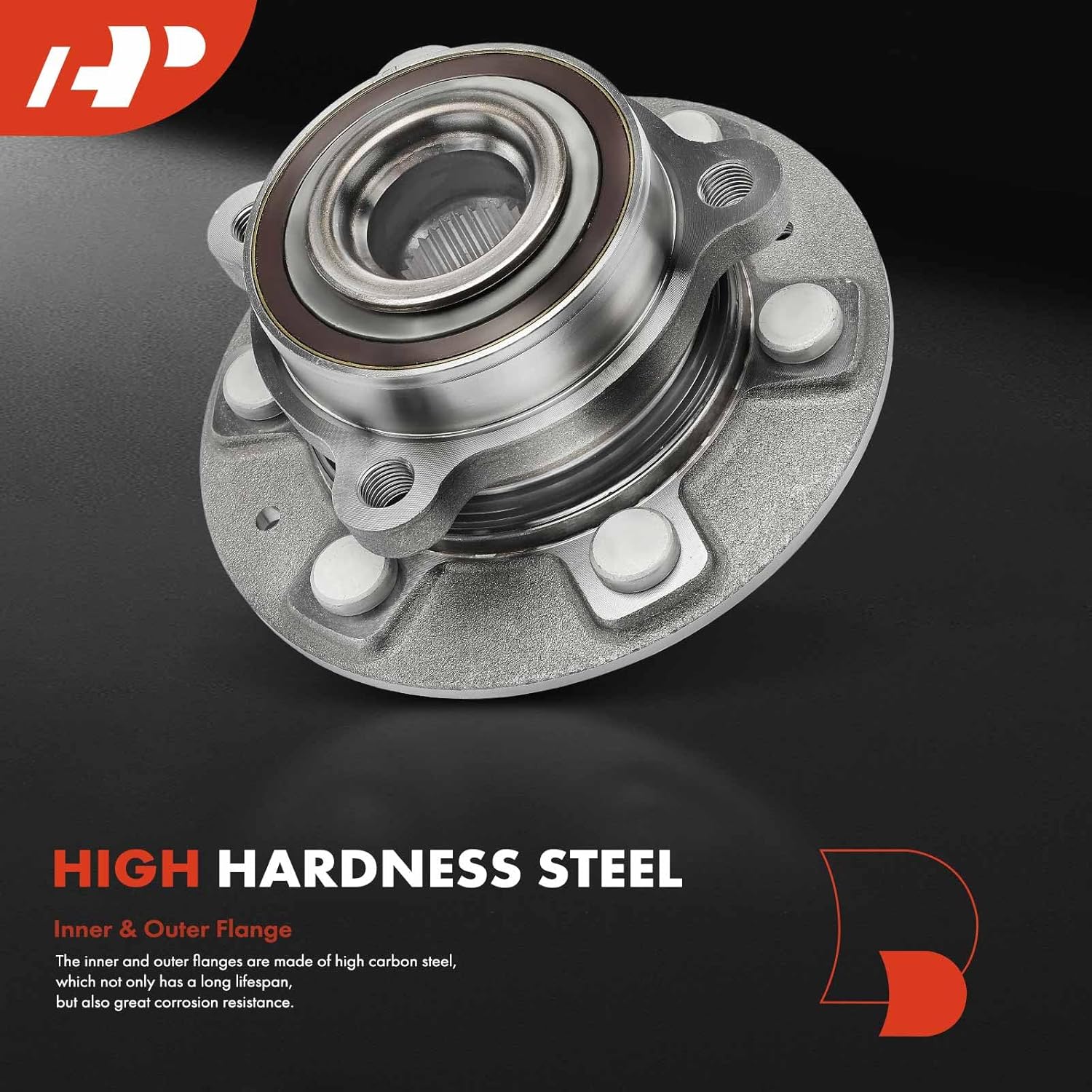 A-Premium 2 x Front Wheel Bearing and Hub Assembly with 6-Lug Compatible with Chevy & GMC & Cadillac - 2019-2021 - Silverado, Suburban, Tahoe, Sierra, Yukon XL, Escalade ESV, 4WD