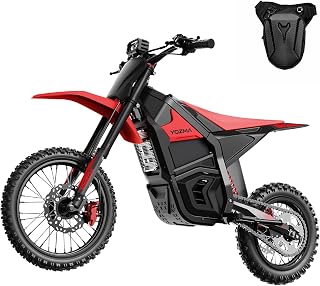 Yozma IN10 Electric Dirt Bike: 2600W Peak Motor, 40MPH Top Speed, 48V 23Ah Battery, Hydraulic Brakes & Suspension for Off-Road Teens & Adults