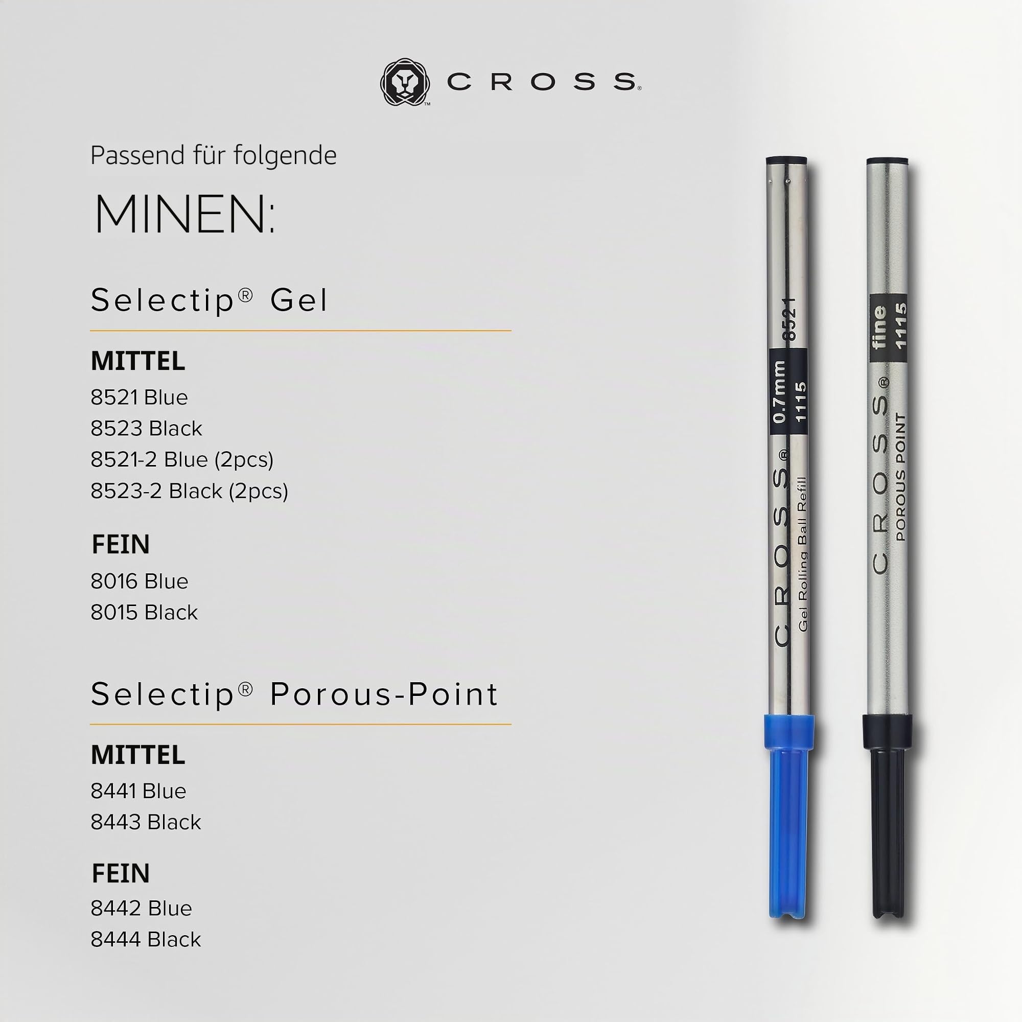 Cross Bailey Rollerball Pen (Schreibfarbe schwarz, Strichstärke M, inkl. Premium Geschenkbox) Perlmuttweiß lackiert, Beschläge Roségold